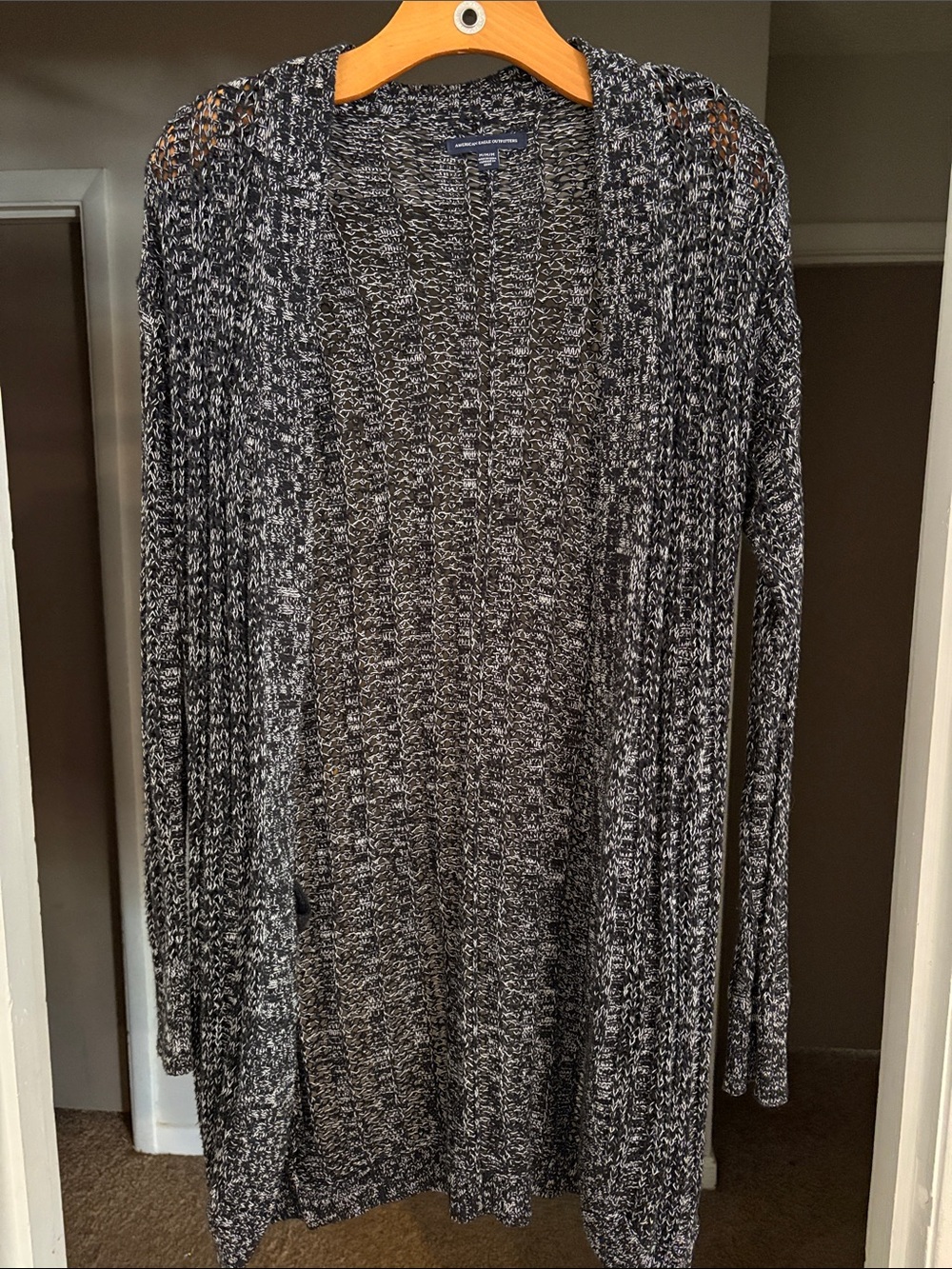 American Eagle Outfitters Open-Front Longline Women's Sweater Cardigan
